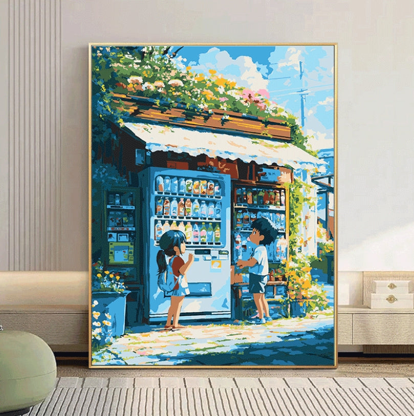 40X50CM Friendship DIY Oil Painting By Numbers WITH Frame