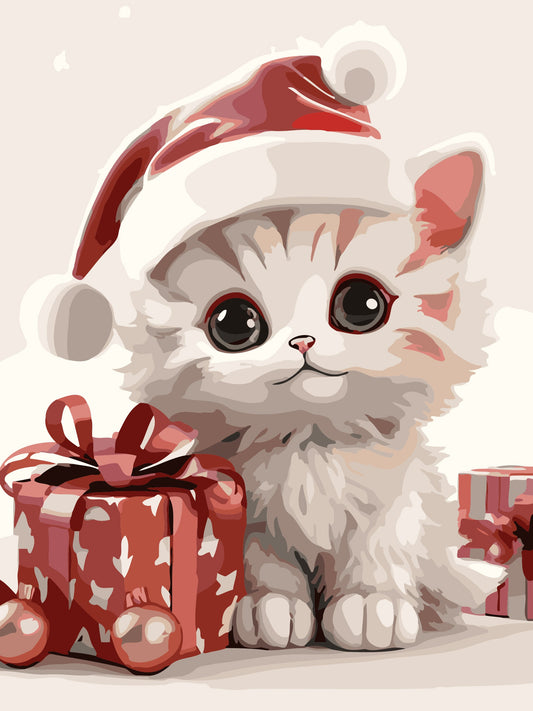 40X50CM New Cat DIY Oil Painting By Numbers