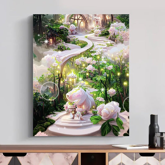 Dreamy Scenery 40X50CM DIY Oil Painting By Numbers WITH Frame