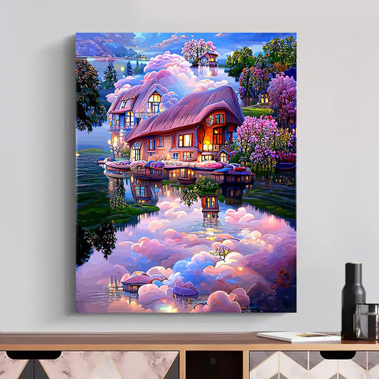 Dreamy Scenery 40X50CM DIY Oil Painting By Numbers WITH Frame