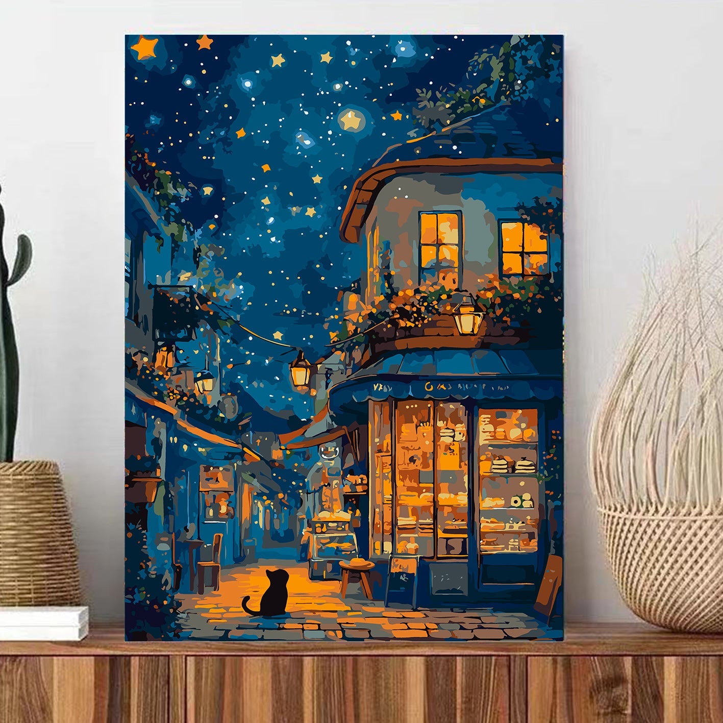 40X50CM DIY Oil Painting By Numbers WITH Frame