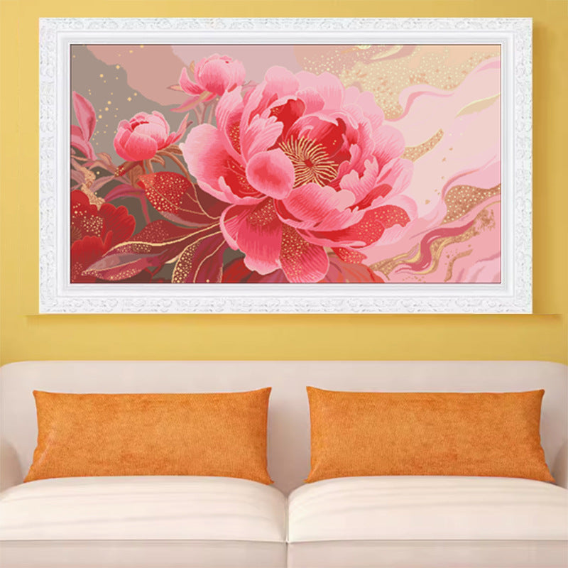 75X124CM Flower DIY Cross Stitch Kits Full Range of Embroidery 11CT 3 Strands NO Frame