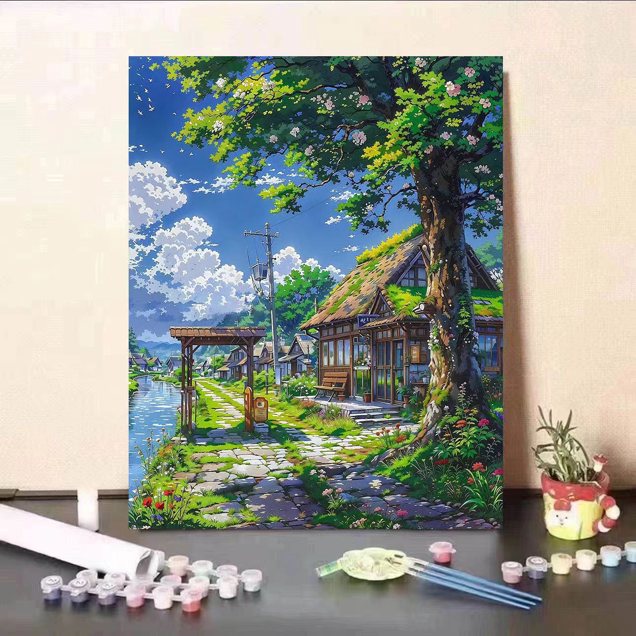 40X50CM DIY Oil Painting By Numbers WITH Frame