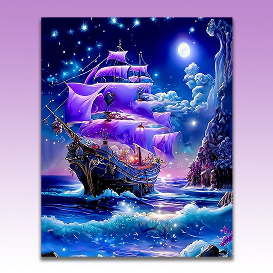 Dreamy Scenery 40X50CM DIY Oil Painting By Numbers WITH Frame