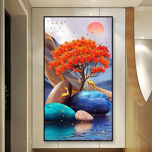 Lucky Tree DIY 5D Full Diamond Painting NO Frame