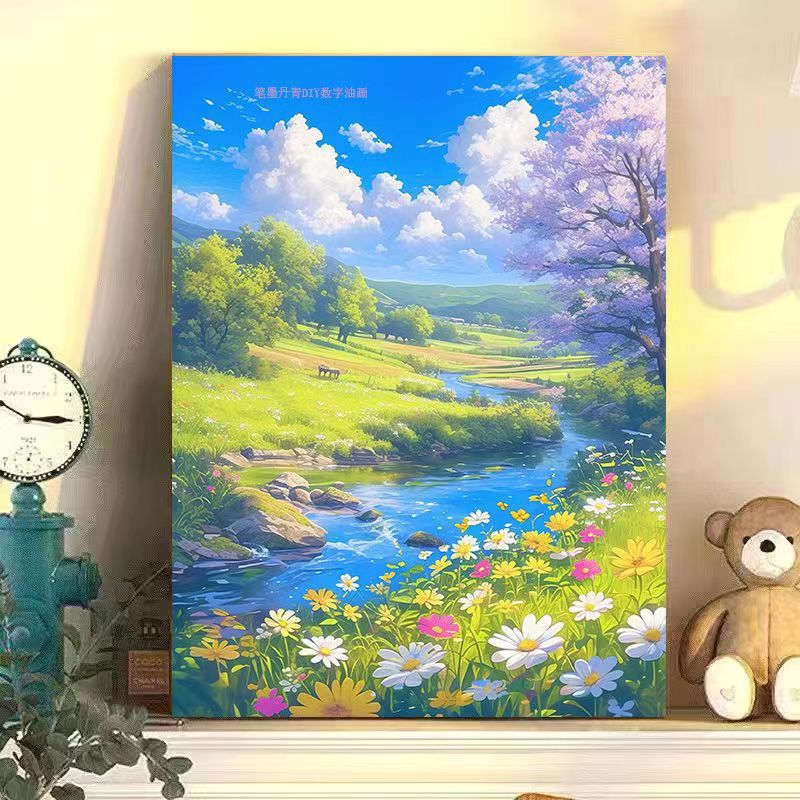 40X50CM DIY Oil Painting By Numbers WITH Frame