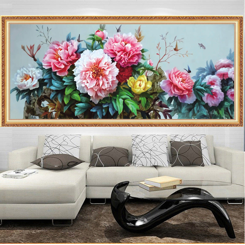 Flower DIY Cross Stitch Kits Full Range of Embroidery 11CT 3 Strands NO Frame