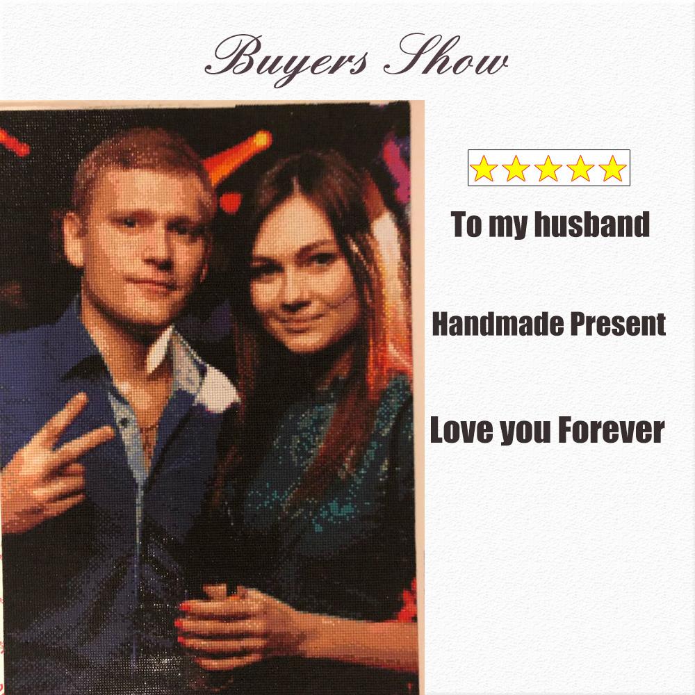 DIY PHOTO CUSTOM 5D Diamond Painting Picture-Round beads