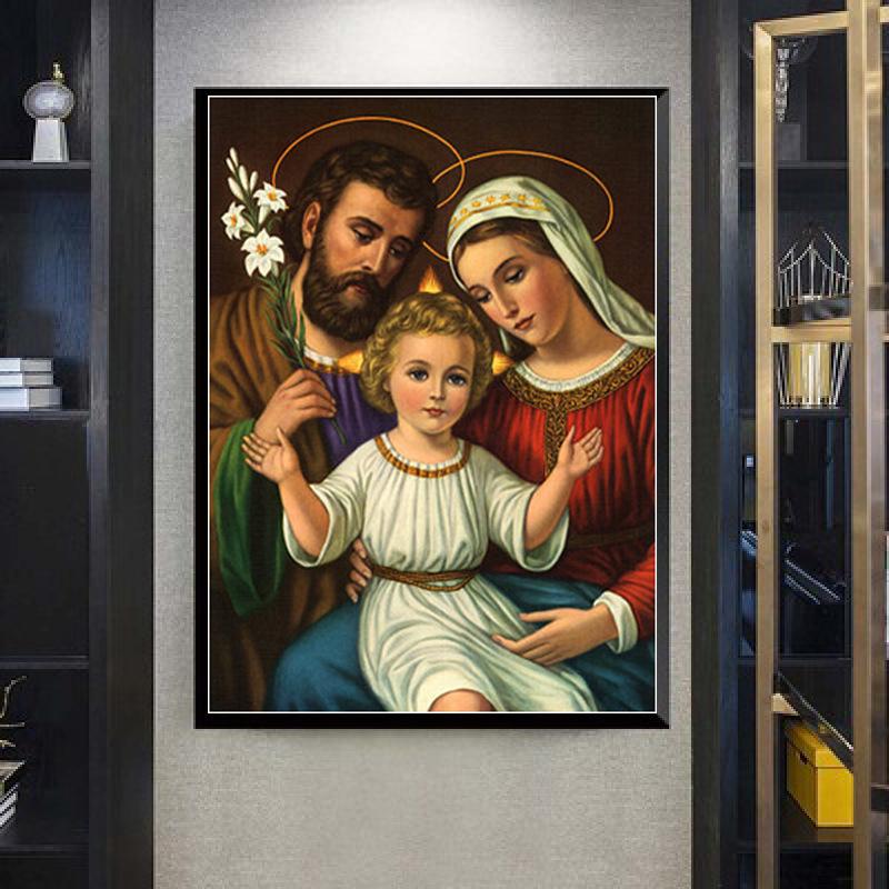 55x70CM 5D Full Diamond Painting NO Frame Round diamond