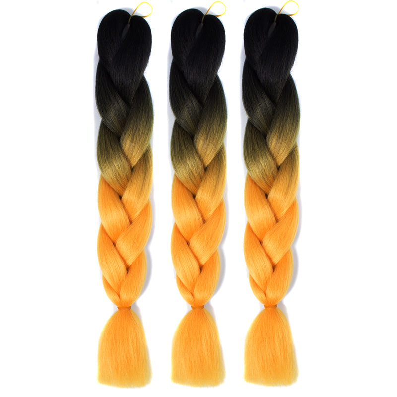 (each color 3pcs) braids African dirty braids wig