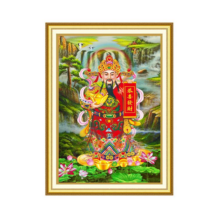 60x80cm The God of Fortune 5d diy diamond painting full drill NO FRAME