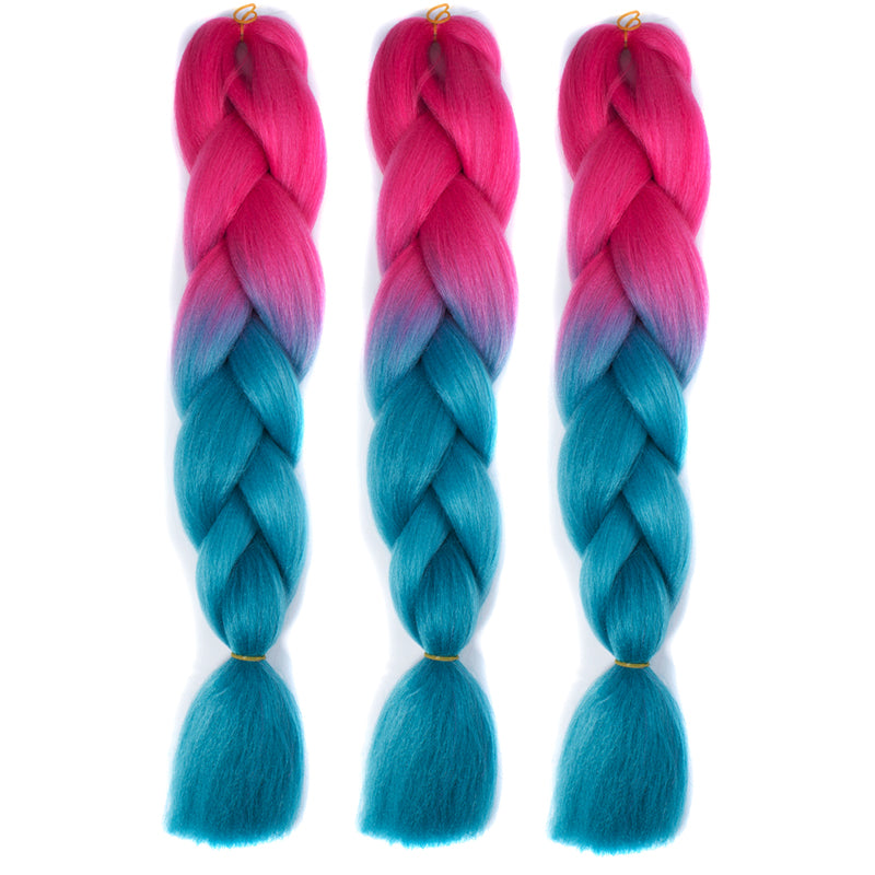 (each color 3pcs) braids African dirty braids wig
