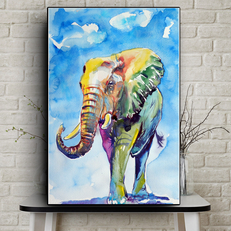60x90cm Elephant NO Framed Prints Painting Canvas Wall Art For Living Room Home Decor