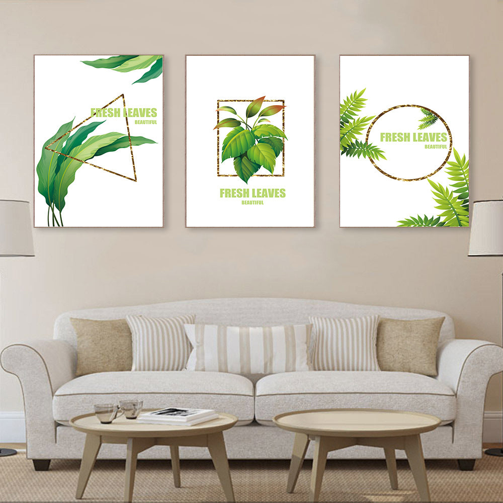 3 PCS 50X70cm NO Framed Prints Painting Canvas Wall Art For Living Room Home Decor