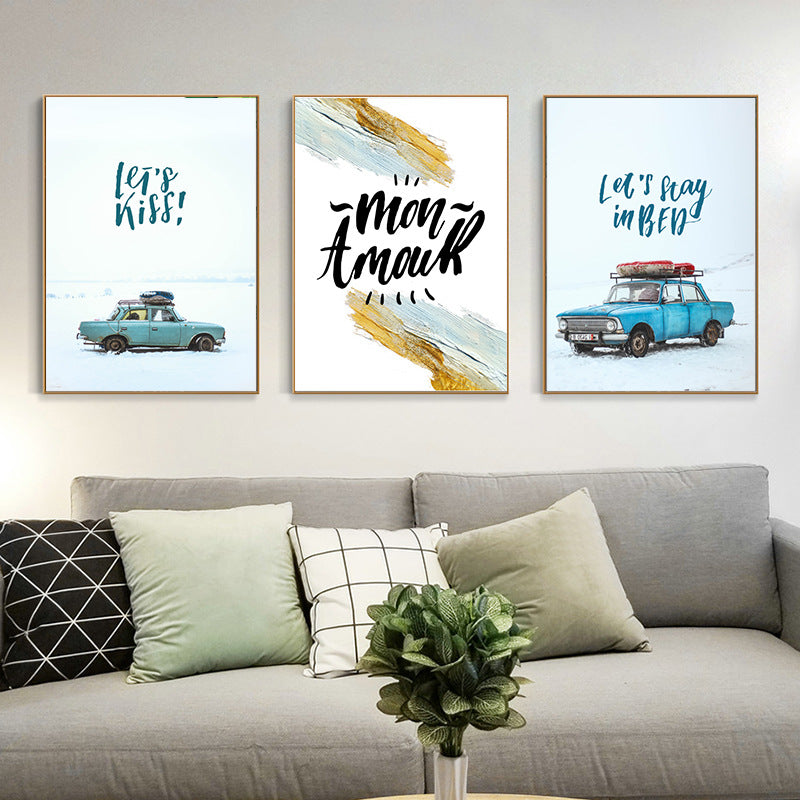 3 PCS 50X70cm NO Framed Prints Painting Canvas Wall Art For Living Room Home Decor