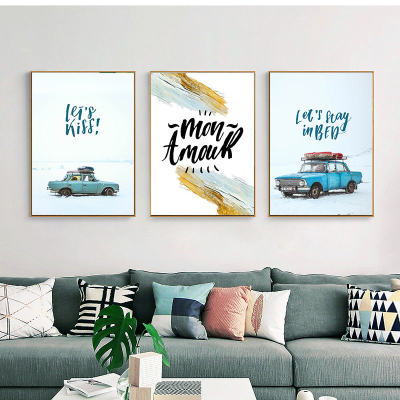 3 PCS 50X70cm NO Framed Prints Painting Canvas Wall Art For Living Room Home Decor