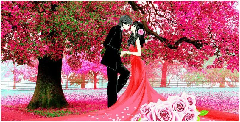 120X50CM Wedding couple 5D Full Diamond no frame