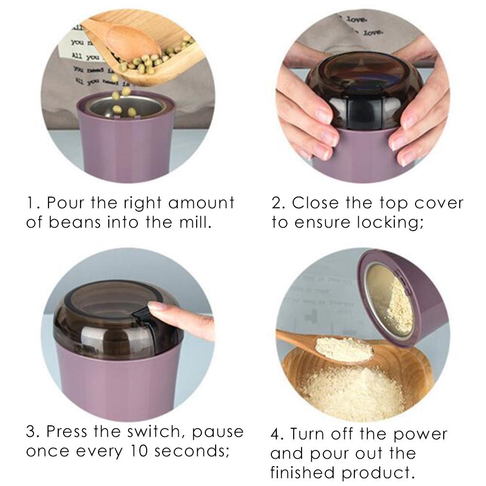 150w Small Portable Electric Coffee Grinder