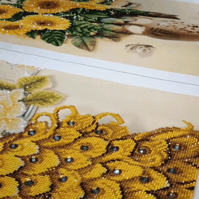 120X60CM-Gold Peacock- DIY 5D Diamond Painting Full drilled No frame-M1574 (3pc 40X60CM)