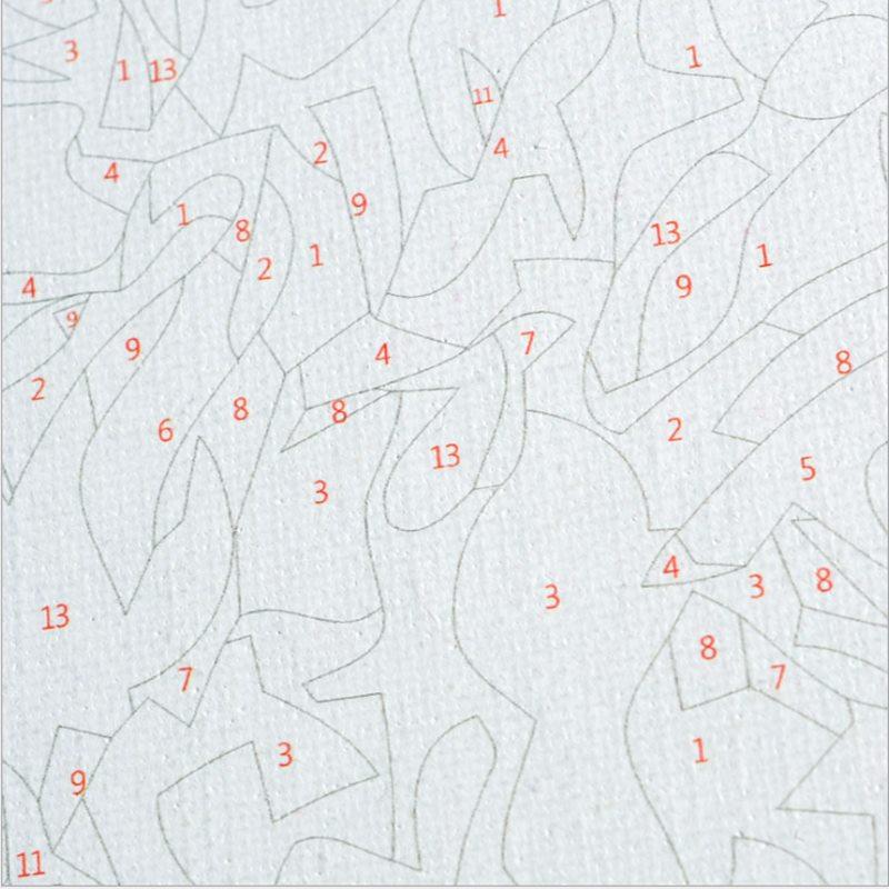 30x30cm Butterfly DIY Oil Painting By Numbers