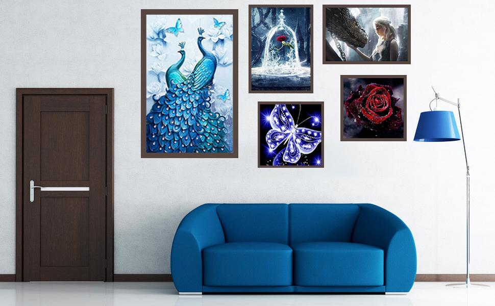 60*104cm-5D Diamond Painting by Number Kit