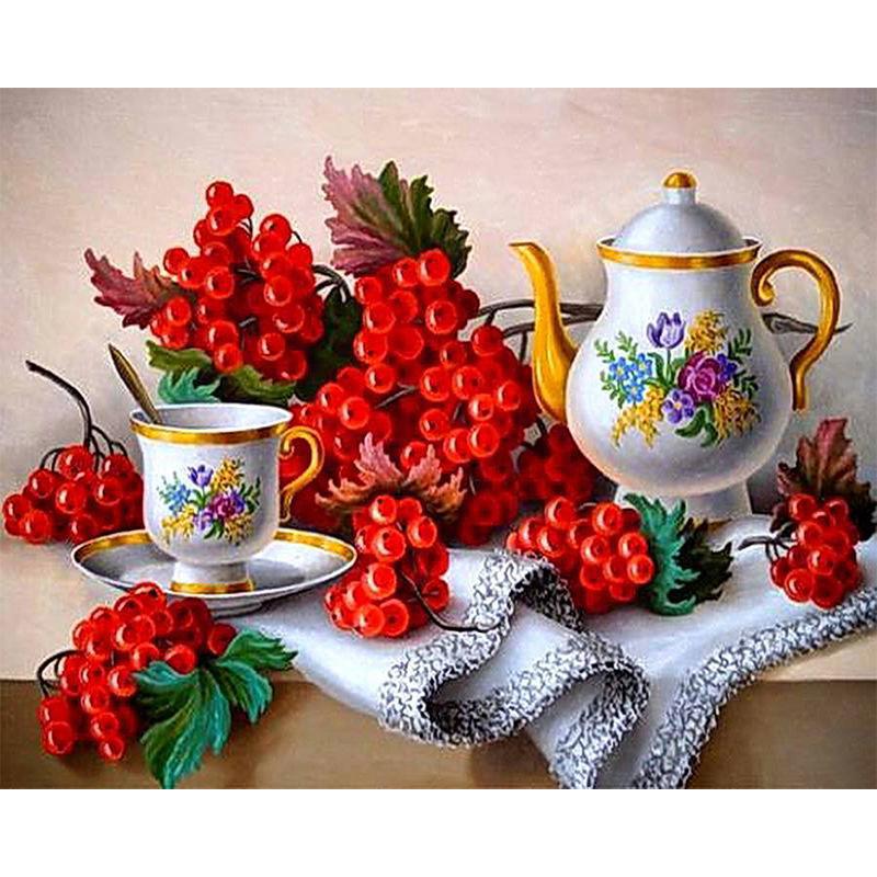 60x40cm Kitchen 5d diy diamond painting full drill NO FRAME M1620
