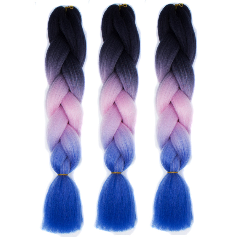 (each color 3pcs) braids African dirty braids wig