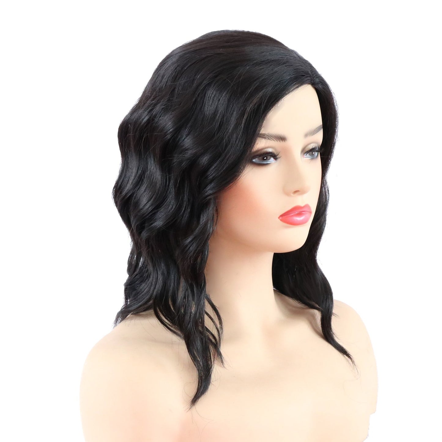 Medium Curly Synthetic Hair