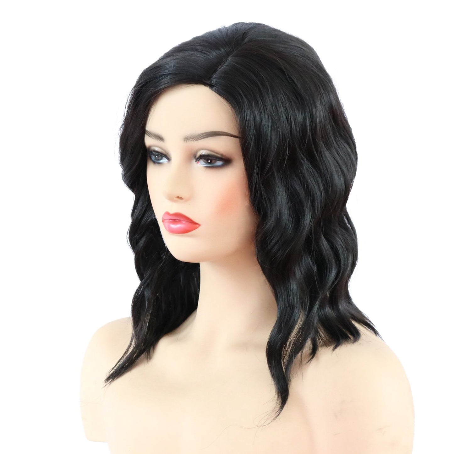 Medium Curly Synthetic Hair