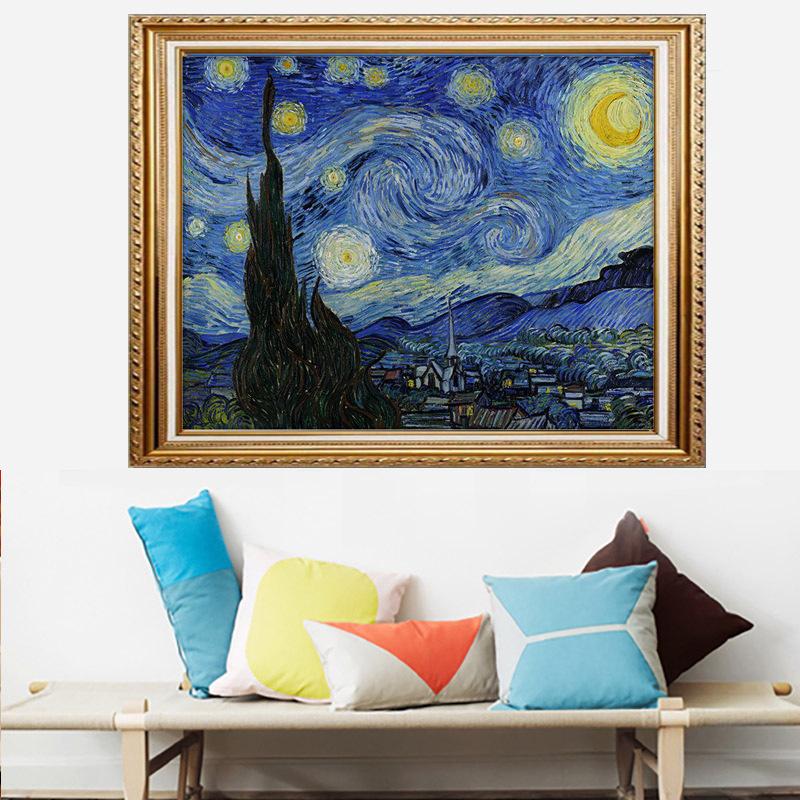 60X83CM-Starry Night 5D Diamond Painting DIY Pictures-Full Diamond