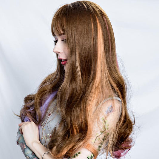 Color wig piece curly  ( No sold seperately, buy at least 3pcs)