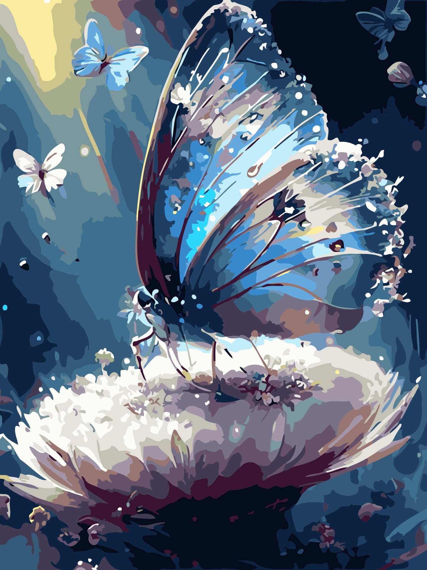 50x70CM - Butterfly DIY 5D full Diamond Painting no frame