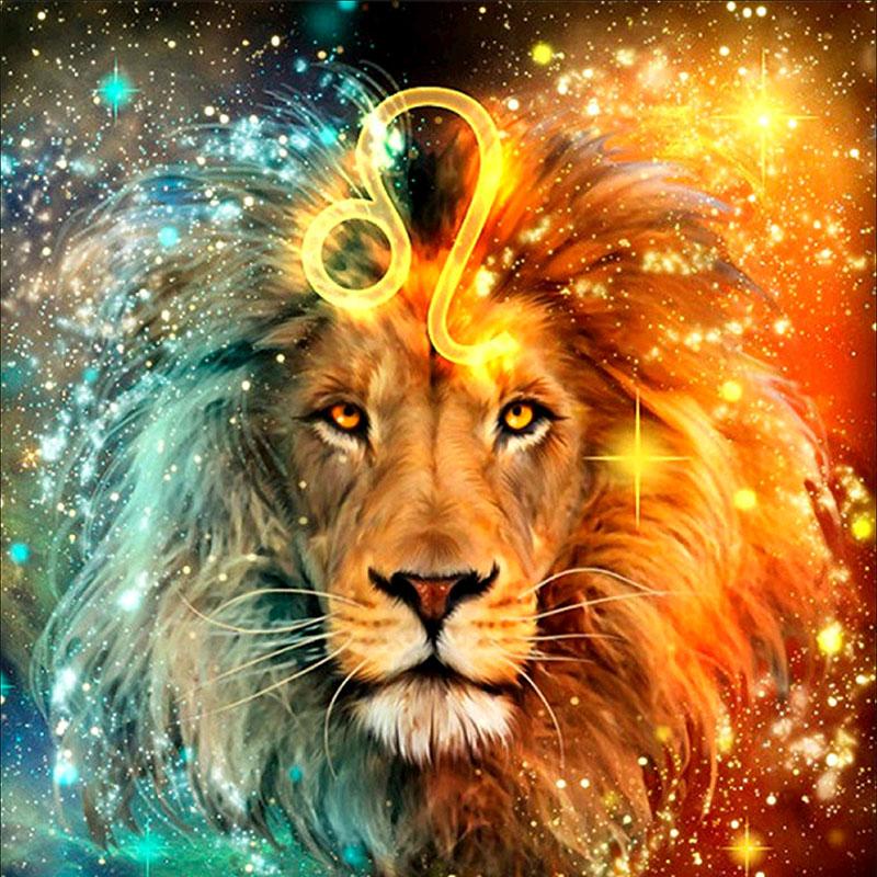 30*30CM-Lion-Full Diamond 5D Diamond Paintting Kits a361