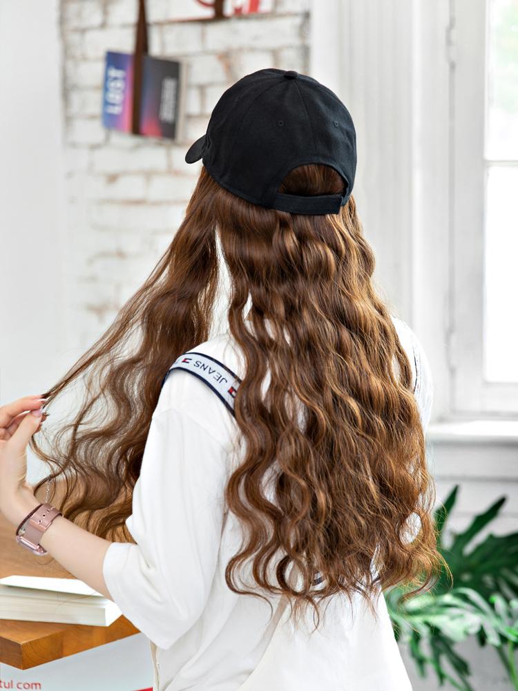 Baseball Cap wig Corn curly