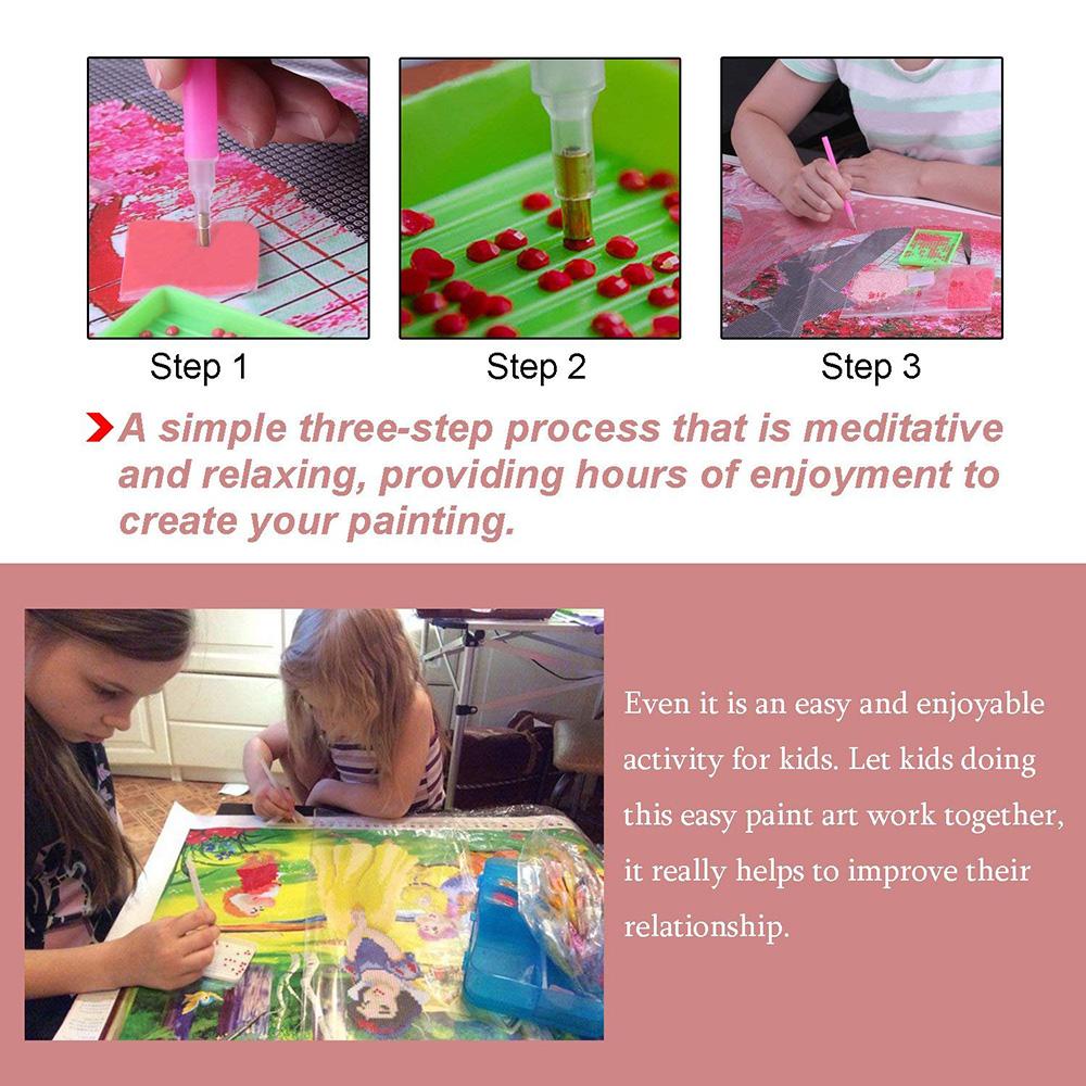 30X40CM-5D Diamond Painting DIY Pictures-Flower A017