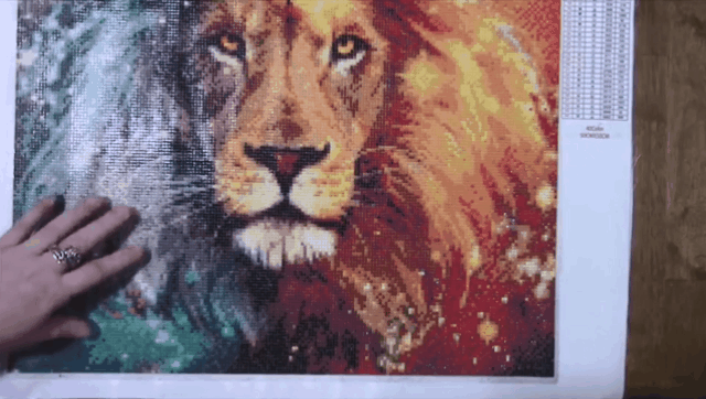 30*30CM-Lion-Full Diamond 5D Diamond Paintting Kits a361
