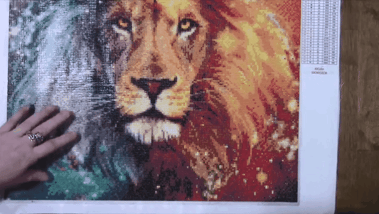 30*30CM-Lion-Full Diamond 5D Diamond Paintting Kits a361