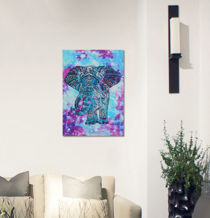 30X40cm Elephant 5D Diamond Painting( Special beads)