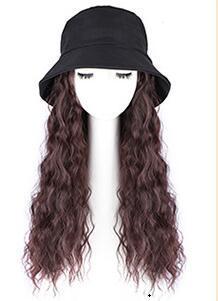 Wig Hair with Fisherman Hat