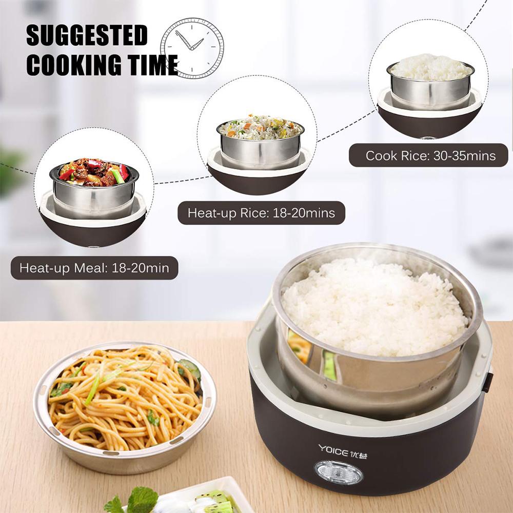 Electric Steamer Lunch Box 3 Containers rice cooker