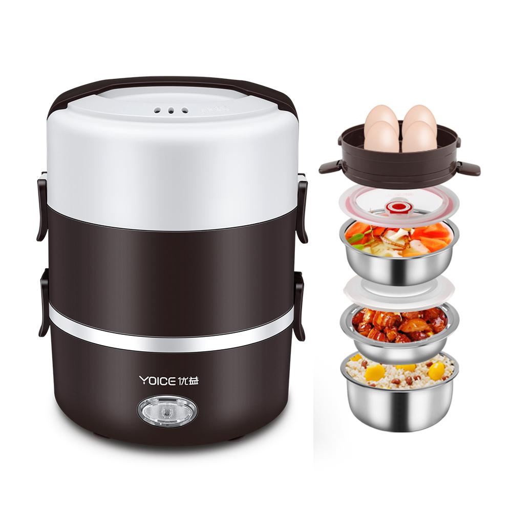 Electric Steamer Lunch Box 3 Containers rice cooker