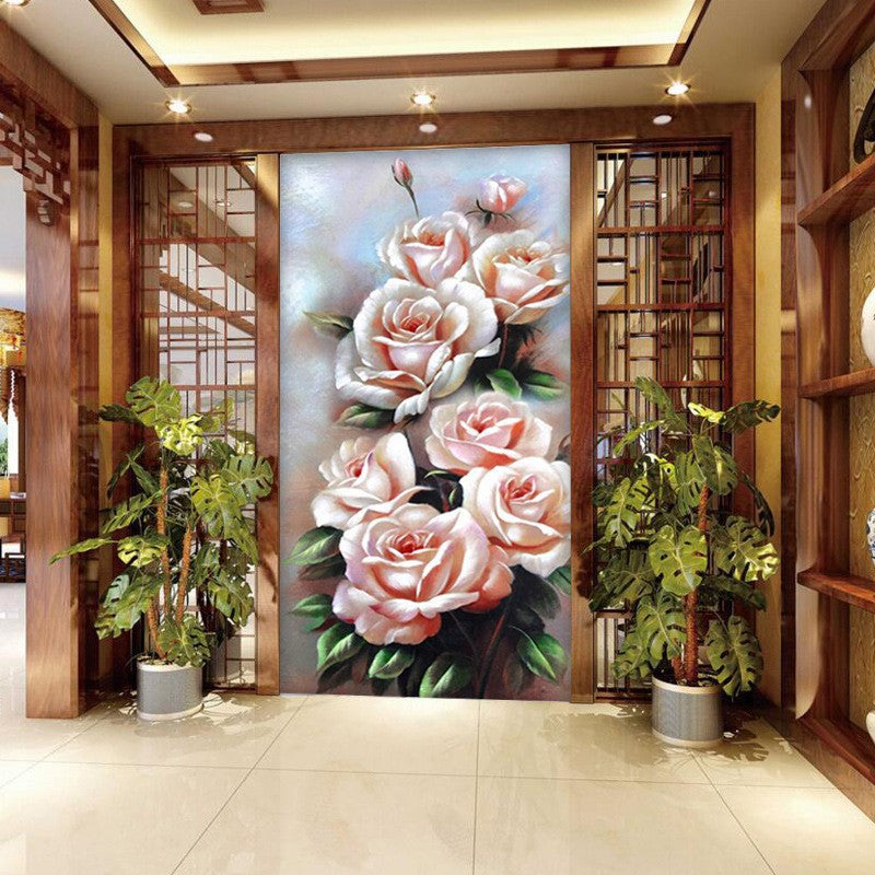 50X100CM - Rose DIY 5D Full Diamond Painting NO Frame