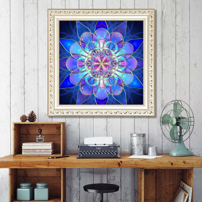 60X60CM - Flower DIY 5D Full Diamond Painting NO Frame