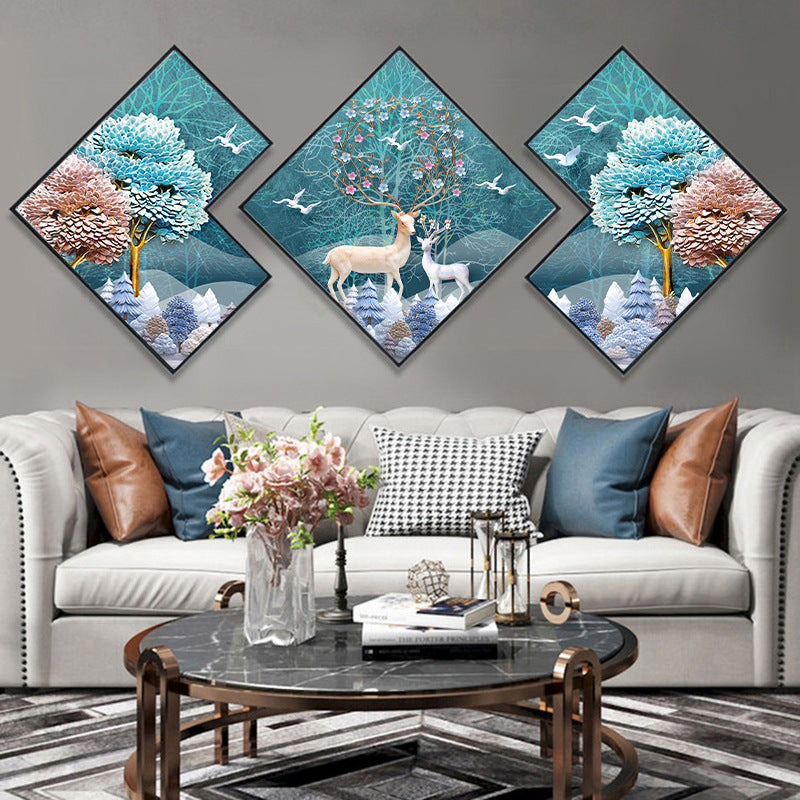 120x50cm deer 5d diy diamond painting full drill NO FRAME (special beads)