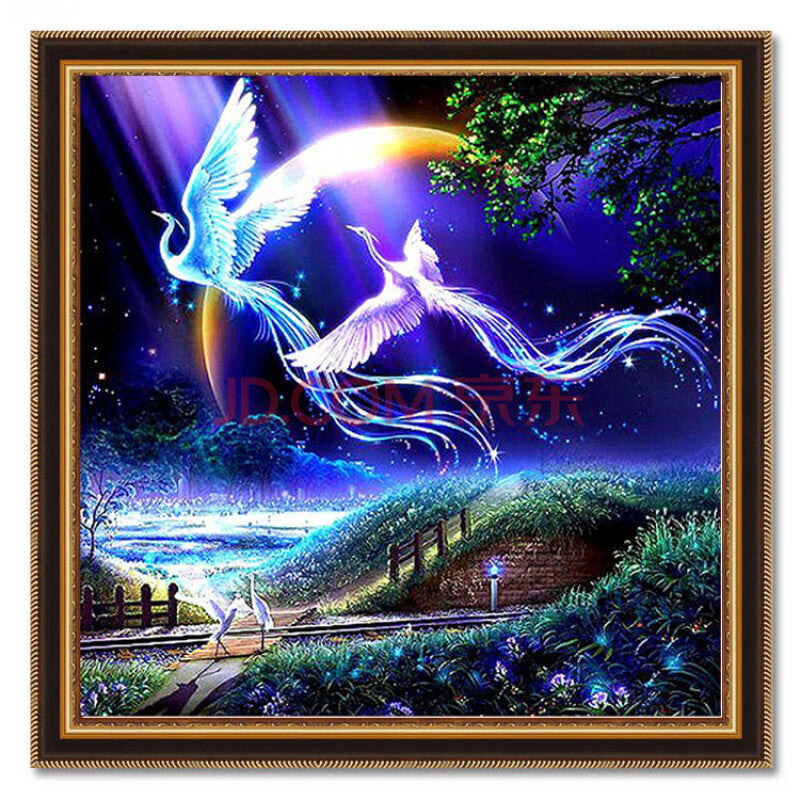 60x60CM - Peacock DIY 5D full Diamond Painting no frame
