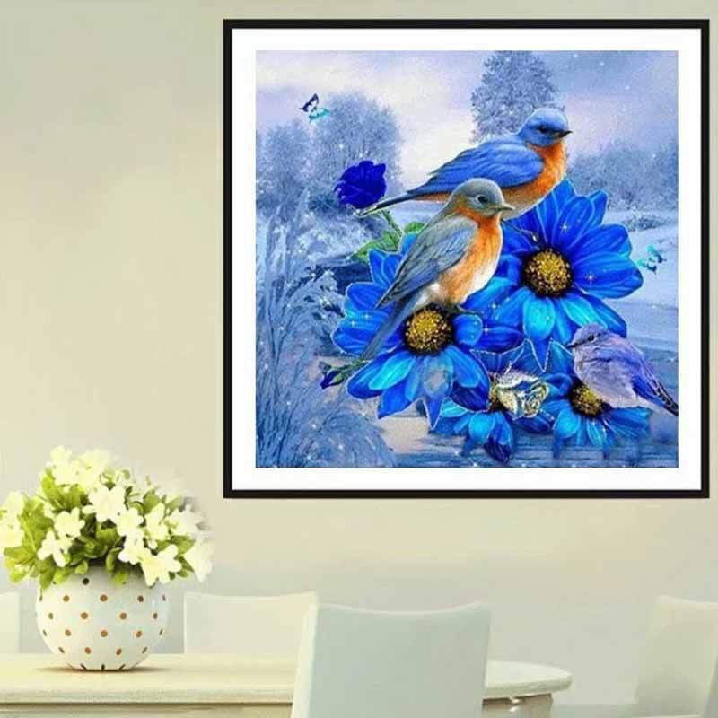 60X60CM - Bird DIY 5D Full Diamond Painting NO Frame