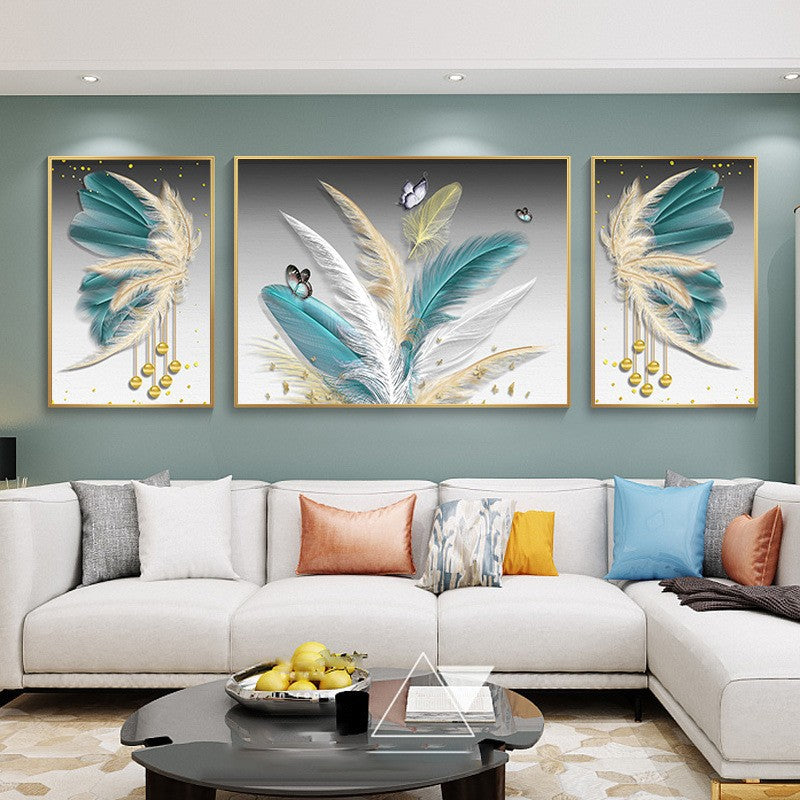 170x65CM - Butterfly Feather DIY 5D full Diamond Painting no frame