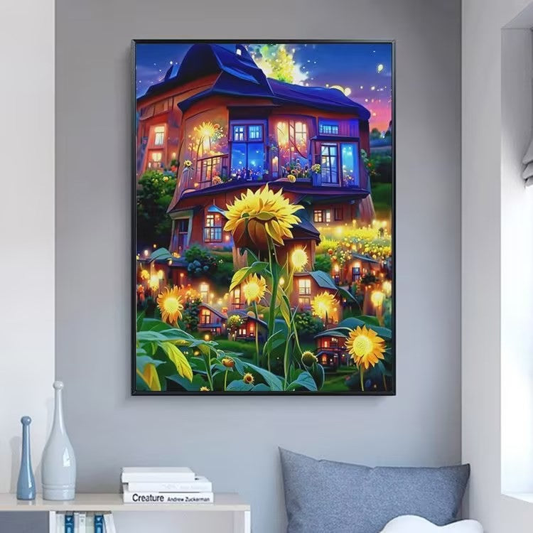 60X80CM - Dream House DIY 5D Full Diamond Painting NO Frame