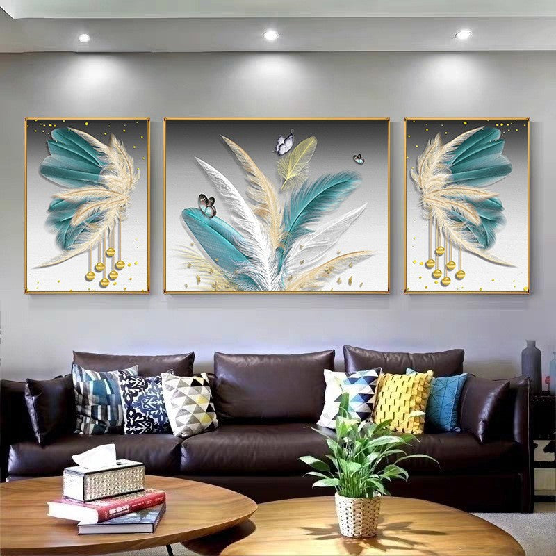 170x65CM - Butterfly Feather DIY 5D full Diamond Painting no frame