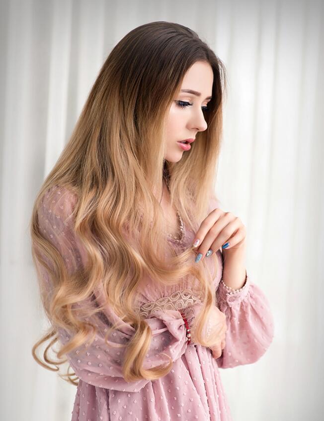 Synthetic Wavy Wigs 65cm